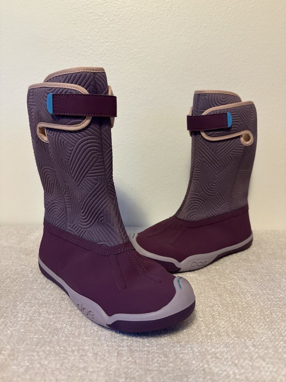 PLAE Thandi Waterproof Pull-On Boots Kids Youth Size 3 Purple School Play